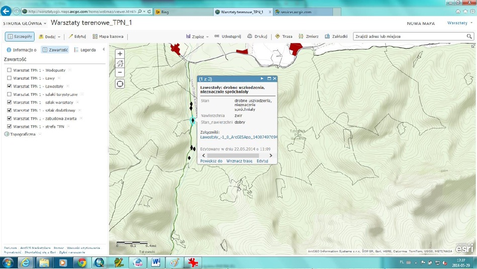 Mapa w Arcgis Online