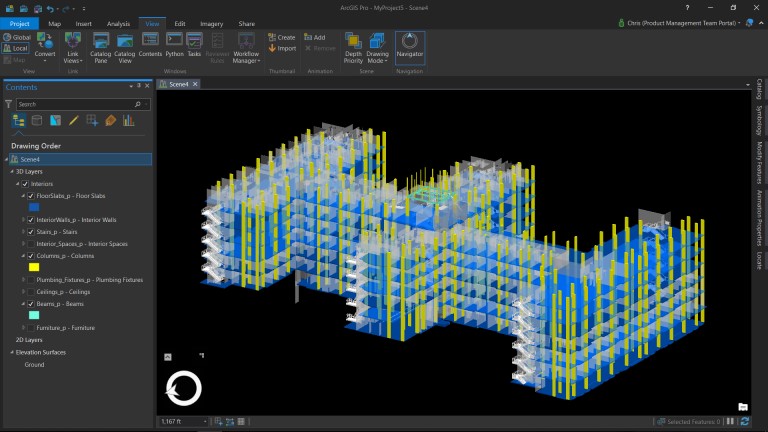 Rys. 5. University of Kentucky był jednym z pierwszych klientów, którzy dali nam dostęp do swoich treści Revit. Stosuje się tam rygorystyczną walidację rysunków, aby upewnić się, że BIM zawiera odpowiednie dane do wspomagania pełnego cyklu eksploatacji i zarządzania zasobami.