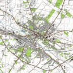 Od wizualizacji kartograficznej BDOT10k do mapy topograficznej
